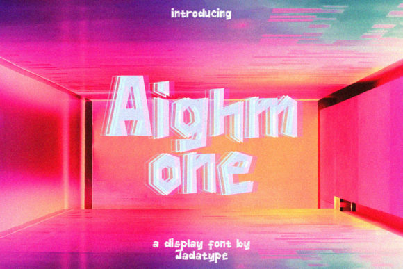 Aighmone: A Bold Display Font for Editorial Impact