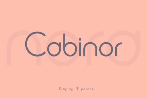Cabinor: A Clean, Confident Display Font for Small Businesses