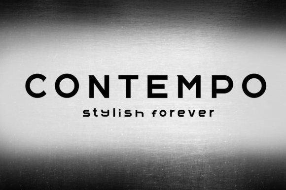 Contempo: A Bold, Genuine Display Font That Stands Out