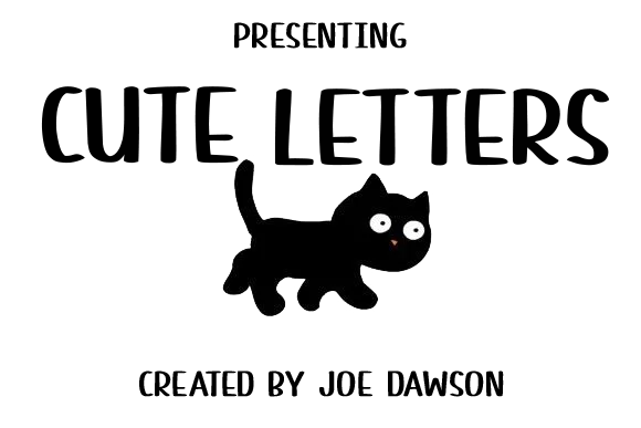 Cute Letters: A Display Font That Makes Your Message Pop