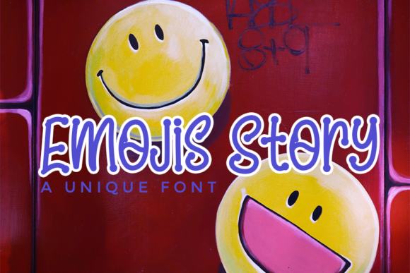 Emojis Story: A Playful Display Font That Actually Works
