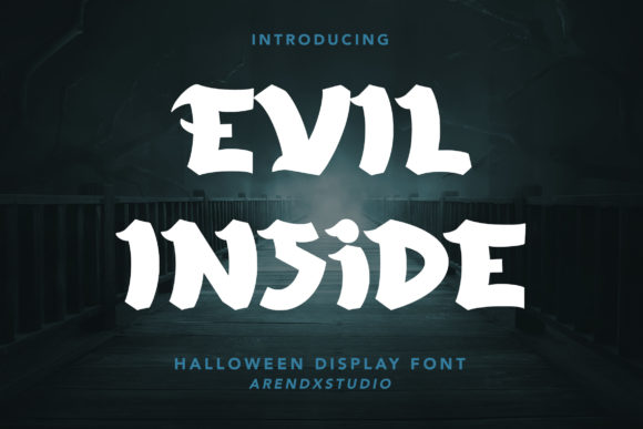 Evil Inside: A Bold Display Font with Editorial Intention