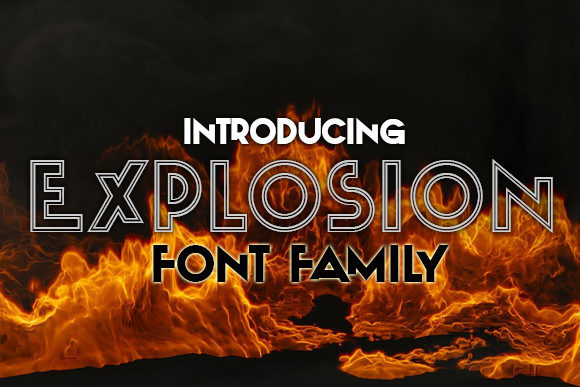 Explosion: A Bold Display Font That Commands Attention