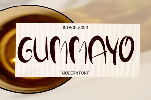 Gummayo: A Display Font That Cuts Through the Feed