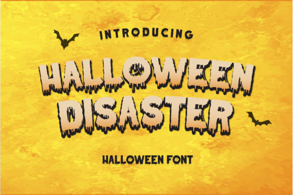 Halloween Disaster: A Spooky Display Font for Editorial Impact