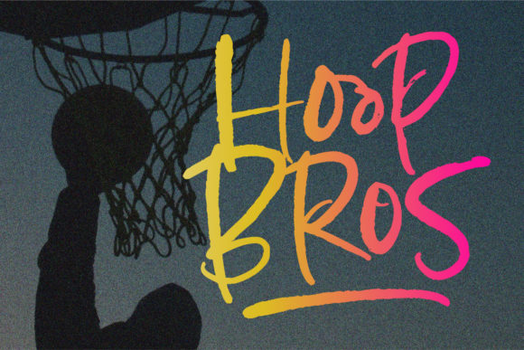 Hoop Bros: A Display Font That Makes Headlines Pop