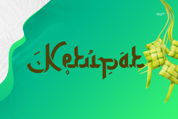 Ketupat: A Beautiful Arabic-Style Display Font for Handmade Creators