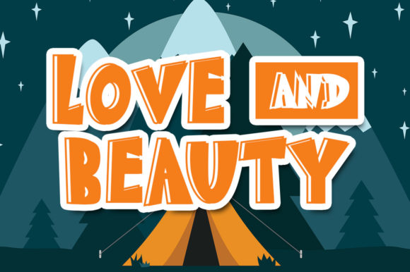 Love and Beauty: A Bold Display Font for Scroll-Stopping Campaigns