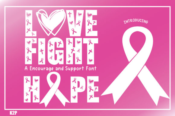 Love Fight Hope Font: A Bold, Heartfelt Display Typeface for Small Businesses
