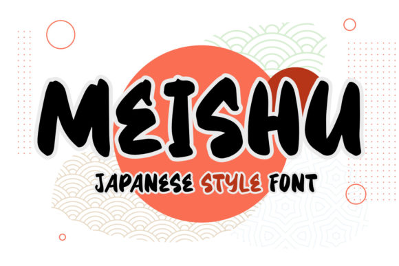 Meishu: A Bold Japanese Display Font for Editorial Impact