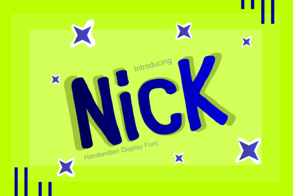 Nick: A Display Font That Earns Its Space