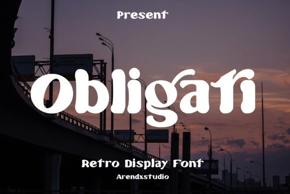 Obligati: A Bold Display Font That Elevates Digital Branding