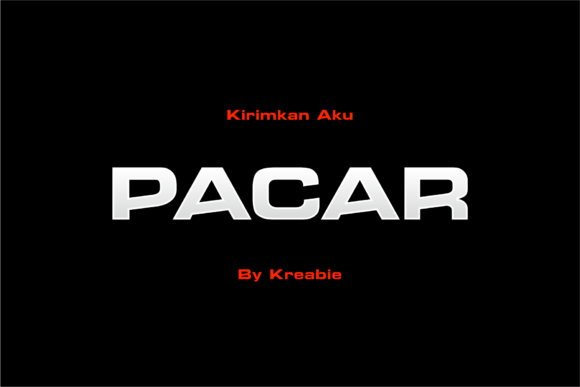Pacar: A Bold, Modern Display Font for Real Business Branding
