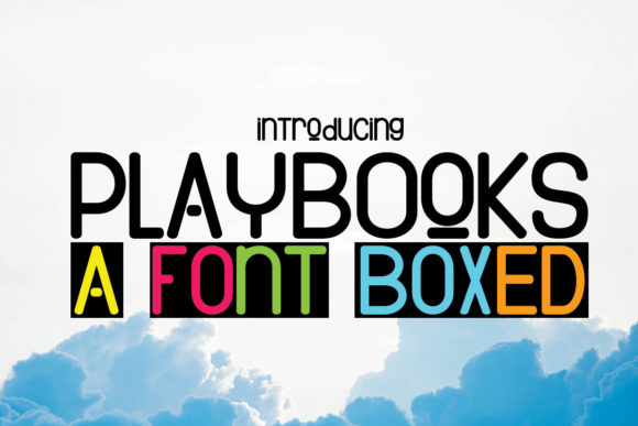 PlayBooks: A Friendly, Confident Display Font for Digital Brands
