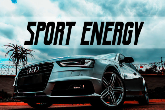 Sport Energy: A Bold Display Font for Digital Impact