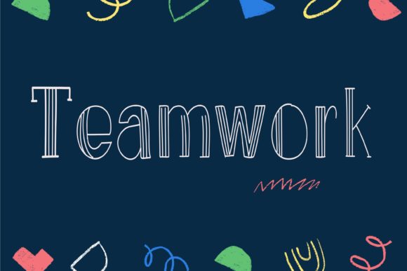 Teamwork Font: A Friendly, Professional Display Typeface for Small Businesses