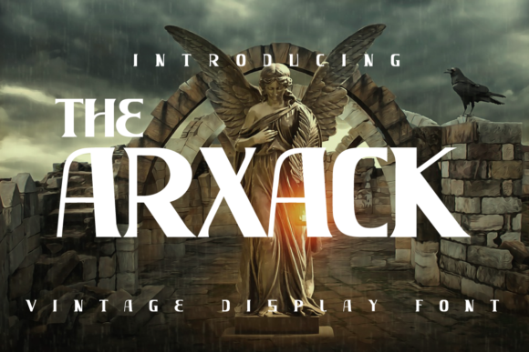 The Arxack: A Vintage Display Font That Elevates Real Small Business Branding