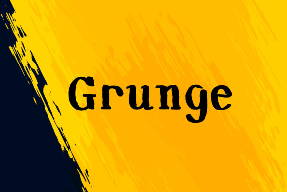 The Grunge: A Bold Display Font for Real Branding Work