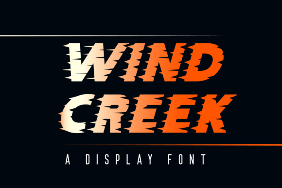 Wind Creek: A Bold Display Font for Editorial Impact