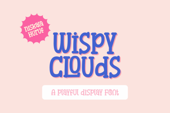 Wispy Clouds: A Playful Display Font That Makes Campaigns Feel Human